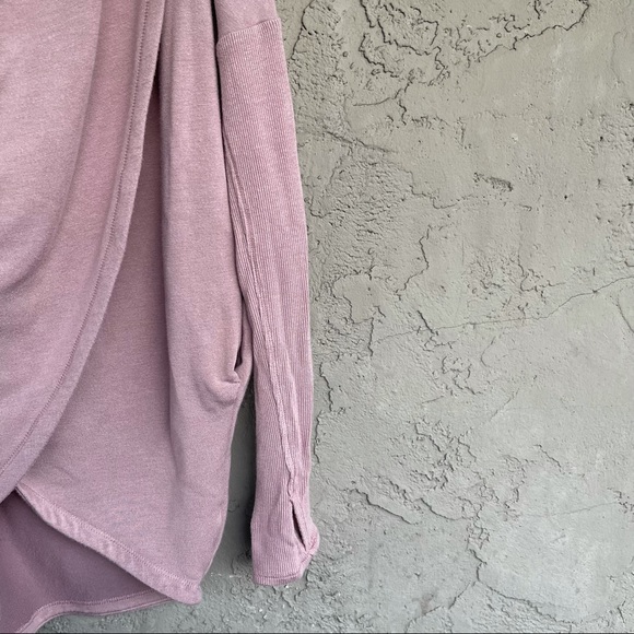 Athleta Women's Cowl Neck Sweater - Soft Pink - Picture 6 of 8